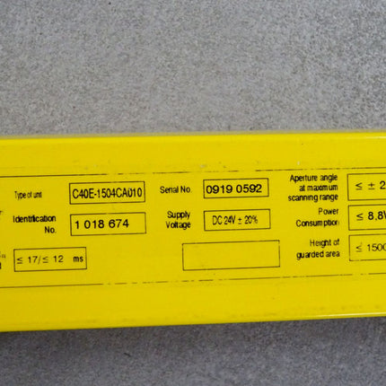 Sick Sicherheitslichtvorhang Empfänger C4000 C40E-1504CA010 1018674
