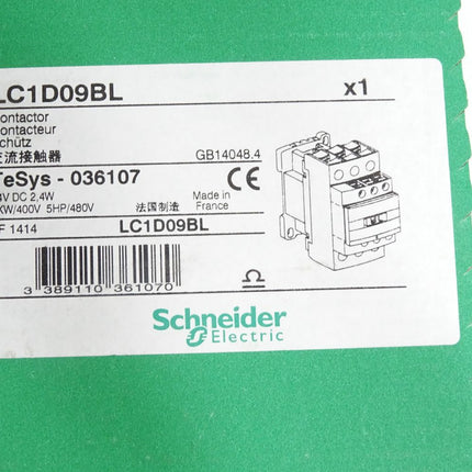 Schneider Electric TeSys 036107 LC1D09BL Schütz / Neu OVP versiegelt - Maranos.de