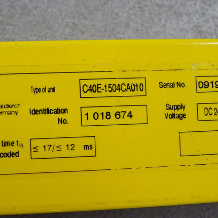 Sick Sicherheitslichtvorhang Empfänger C4000 C40E-1504CA010 1018674