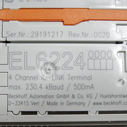 Beckhoff IO-Link-Klemme EL6224 0000