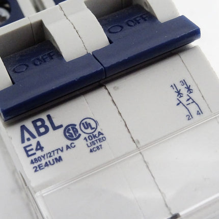 ABL Leitungsschutzschalter E4 2E4UM 480Y/277V AC / Neuwertig mit Lagerspuren