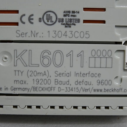 Beckhoff serielle Schnittstelle KL6011 0000 - Maranos.de