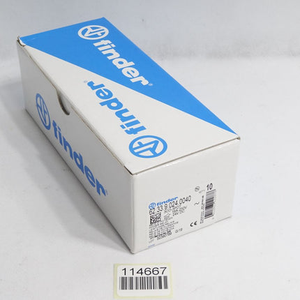 Finder 16A 250V 24VDC 62.33.9.024.0040 Relais / Inhalt:10 Stück / Neu OVP - Maranos.de