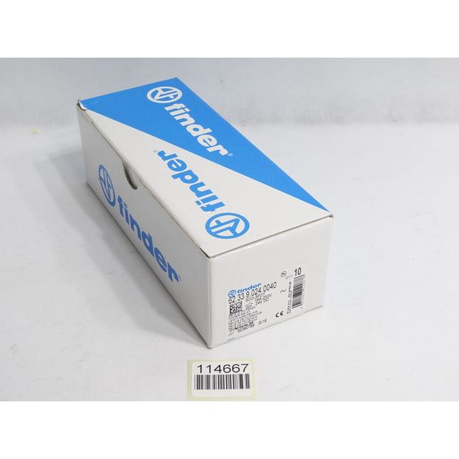 Finder 16A 250V 24VDC 62.33.9.024.0040 Relais / Inhalt:10 Stück / Neu OVP - Maranos.de