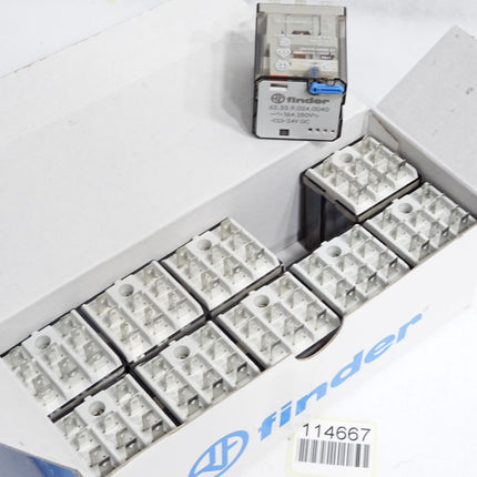 Finder 16A 250V 24VDC 62.33.9.024.0040 Relais / Inhalt:10 Stück / Neu OVP - Maranos.de