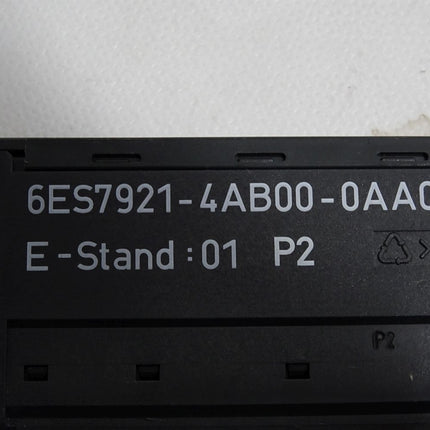 Siemens S7-400 Front connector module 6ES7921-4AB00-0AA0 6ES7 921-4AB00-0AA0 - Maranos.de
