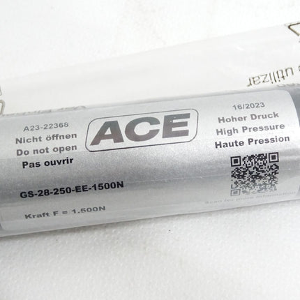 ACE Industrie-Gasdruckfedern GS-28-250-EE-1500N / Unbenutzt