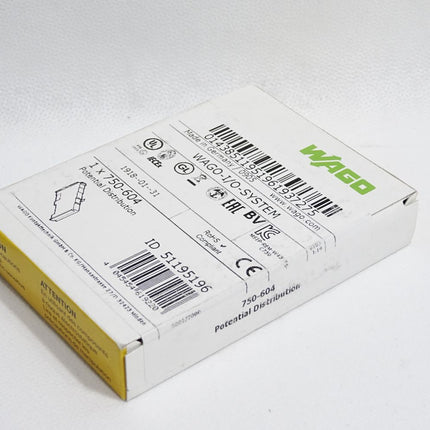 Wago 750-604 Potentialvervielfältigung / Neu OVP versiegelt - Maranos.de