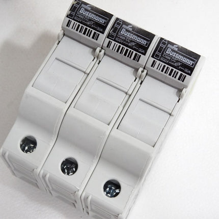 Eaton Bussmann CHCC3DU 039960 600V 30A Inhalt:4 Stück Sicherungshalter Neu OVP - Maranos.de
