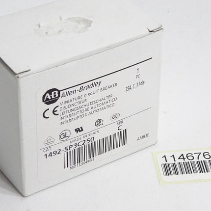Allen Bradley Leitungsschutzschalter 1492-SP3C250 25A / Neu OVP - Maranos.de