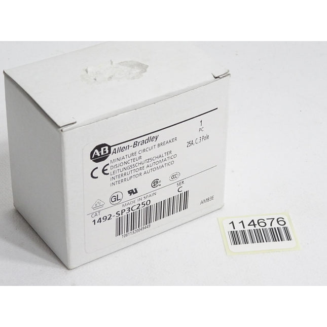 Allen Bradley Leitungsschutzschalter 1492-SP3C250 25A / Neu OVP - Maranos.de