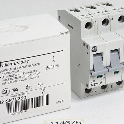 Allen Bradley Leitungsschutzschalter 1492-SP3C250 25A / Neu OVP - Maranos.de