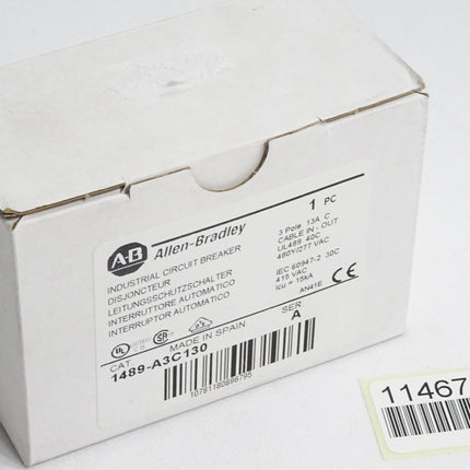 Allen Bradley Leitungsschutzschalter 1489-A3C130 13A / Neu OVP - Maranos.de