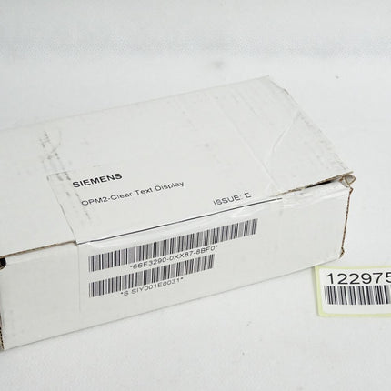 Siemens OPM2 Clear text Display 6SE3290-0XX87-8BF0 / Neu OVP versiegelt