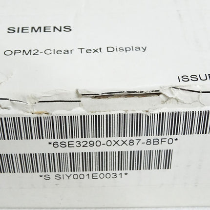 Siemens OPM2 Clear text Display 6SE3290-0XX87-8BF0 / Neu OVP