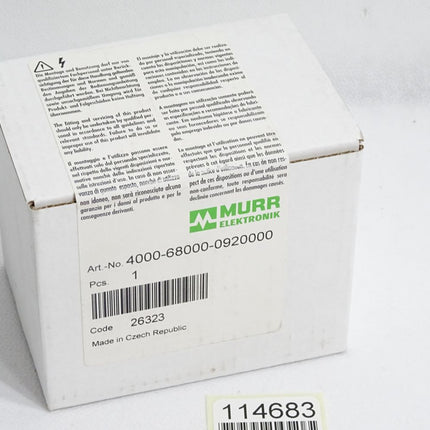 Murr Elektronik 4000-68000-0920000 / Neu OVP versiegelt - Maranos.de