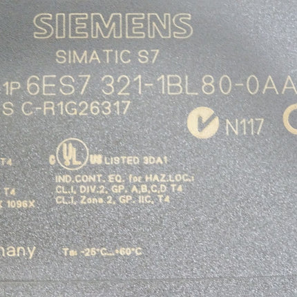 Siemens S7-300 SM321 6ES7321-1BL80-0AA0 6ES7 321-1BL80-0AA0