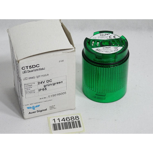 Auer Signal CT5DC LED Dauerlicht-Modul grün 915016005 24VDC / Neu OVP - Maranos.de