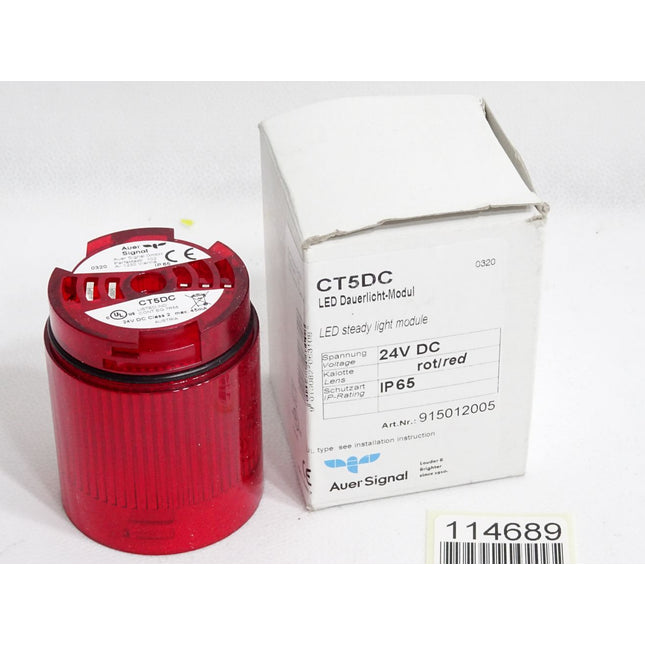 Auer Signal CT5DC LED Dauerlicht-Modul rot 915012005 24VDC / Neu OVP - Maranos.de