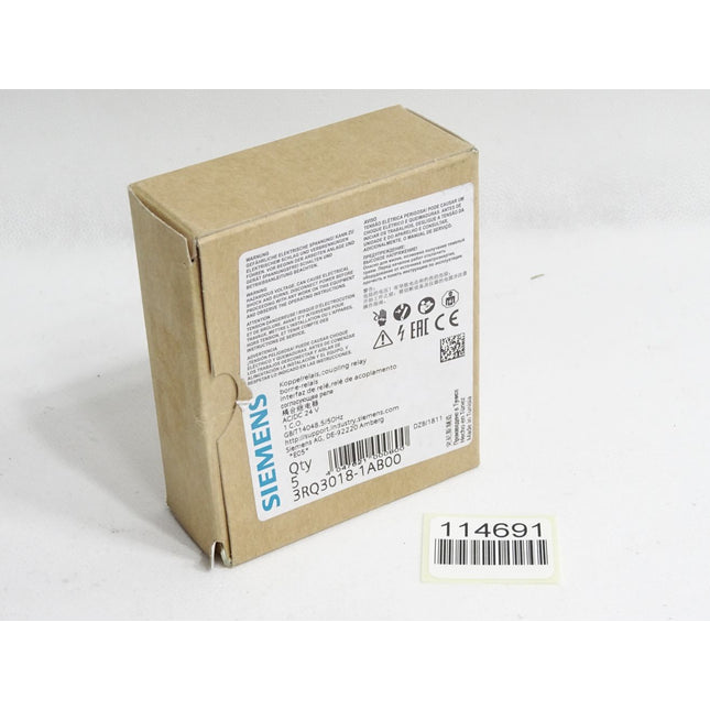 Siemens Koppelrelais 3RQ3018-1AB00 / Inhalt:3 Stück / Neu OVP - Maranos.de