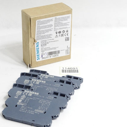 Siemens Koppelrelais 3RQ3018-1AB00 / Inhalt:3 Stück / Neu OVP - Maranos.de