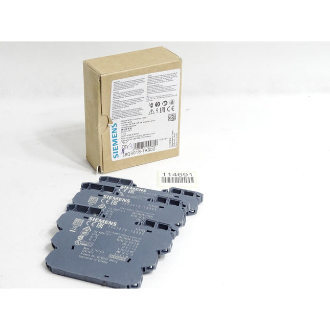 Siemens Koppelrelais 3RQ3018-1AB00 / Inhalt:3 Stück / Neu OVP - Maranos.de