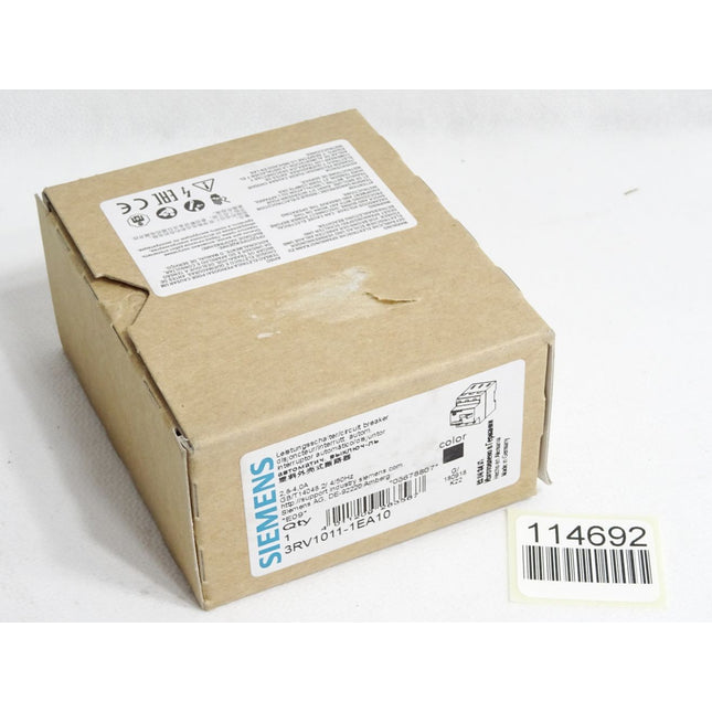 Siemens Leistungsschalter 3RV1011-1EA10 / Neu OVP - Maranos.de