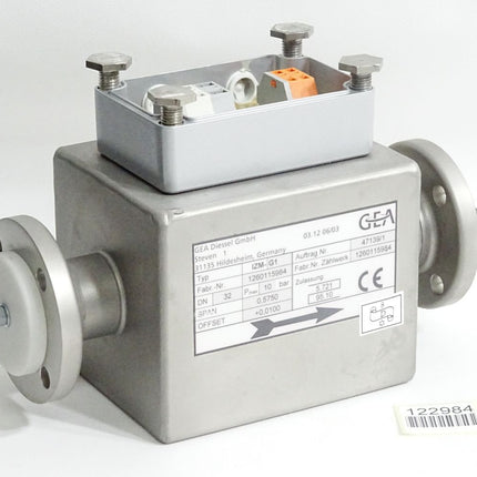GEA Flowmeter IZM-G1 10bar / Unbenutzt