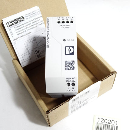 Phoenix Contact UNO-PS/1AC/ 5DC/ 40W Stromversorgung 2904375 / Neu OVP