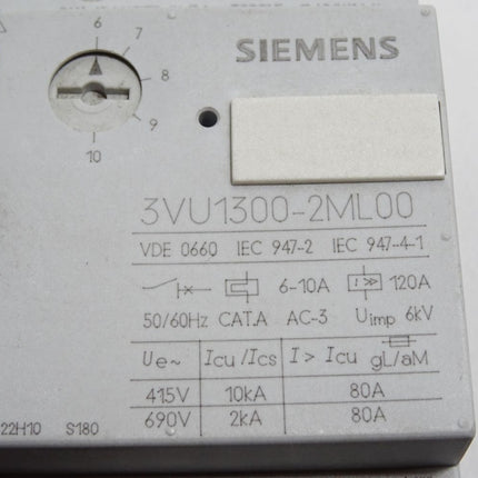 Siemens 3VU1300-2ML00 Leistungsschalter - Maranos.de