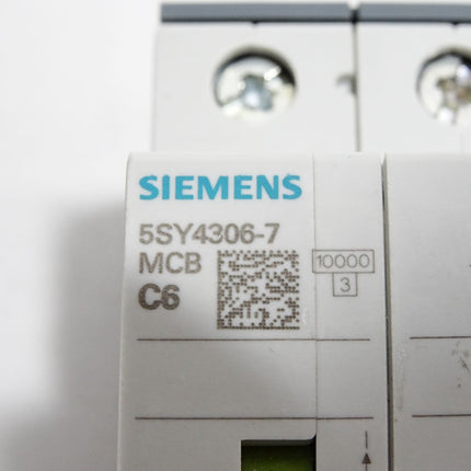 Siemens 5SY4306-7 Leistungsschalter MCB C6 - Maranos.de
