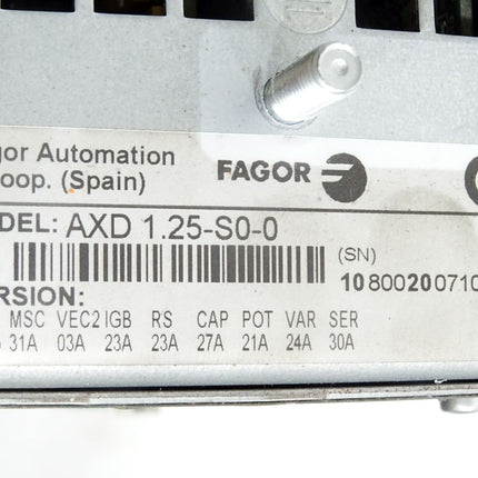 Fagor Drive Module AXD1.25-S0-0