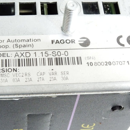 Fagor Drive Module AXD1.15-S0-0