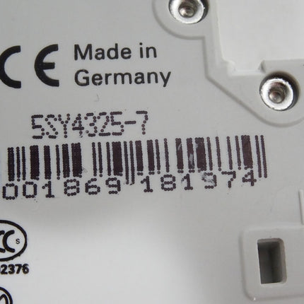Siemens 5SY4325-7 Leistungsschalter MCB C25 - Maranos.de