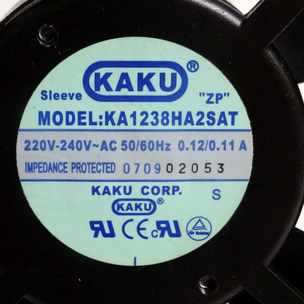 Kaku Lüfter Sleeve KA1238HA2SAT 220V-240V 0.12-0.11A