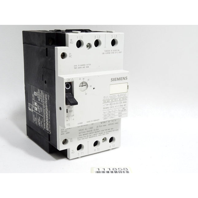 Siemens 3VU1600-1MP00 Leistungsschalter - Maranos.de