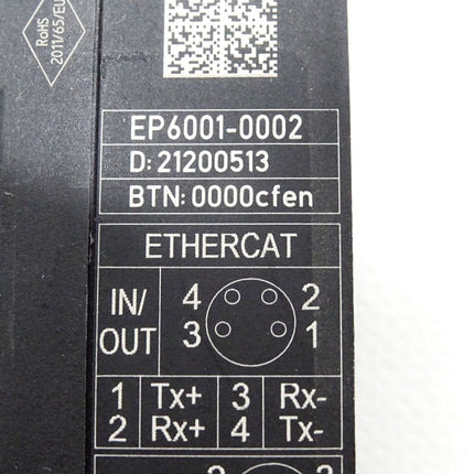 Beckhoff EtherCAT Box serielle Schnittstellenmodul EP6001-0002 / Neu - Maranos.de