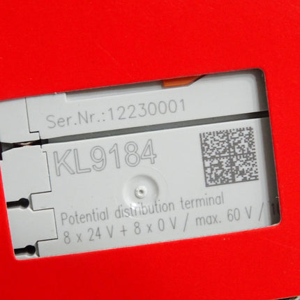 Beckhoff Potenzialverteilungsklemme KL9184 / Neu OVP versiegelt