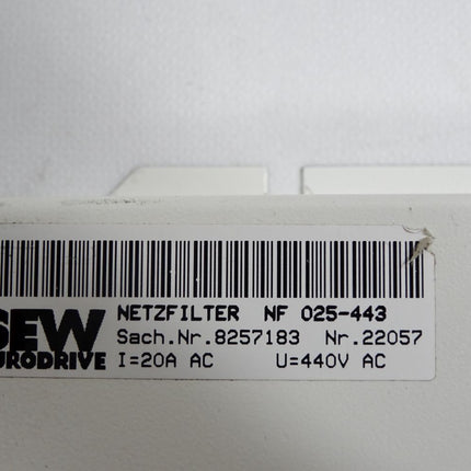 SEW Eurodrive Netzfilter NF025-443 8257183 - Maranos.de