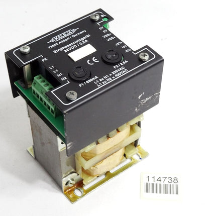 Kaleja Trafo N-S-2,5-B-A 07.01.112 230/400VAC auf 24VDC 2.5A - Maranos.de