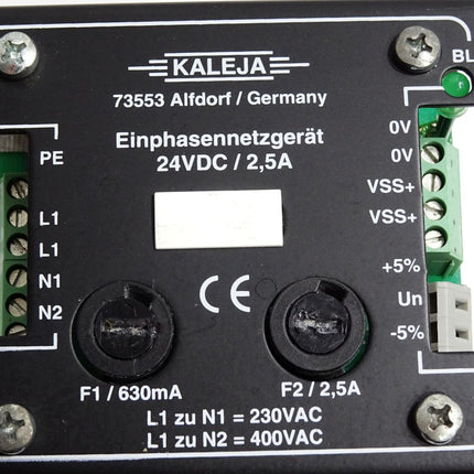 Kaleja Trafo N-S-2,5-B-A 07.01.112 230/400VAC auf 24VDC 2.5A - Maranos.de