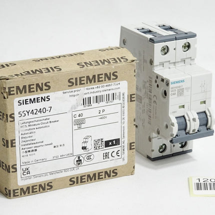 Siemens Leitungsschutzschalter 5SY4240-7 / Neu OVP