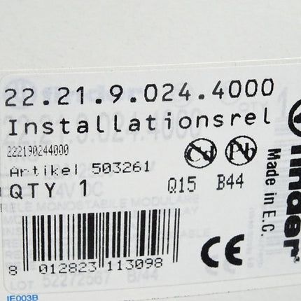 Finder Installationsrelais 22.21.9.024.4000 / Neu OVP