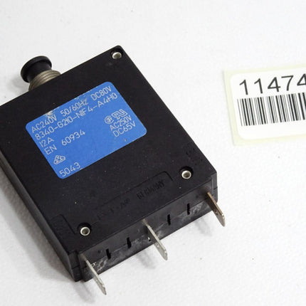 E-T-A ETA Schutzschalter 8340-G210-N1F4-A4H0-12A 240VAC 80VDC - Maranos.de