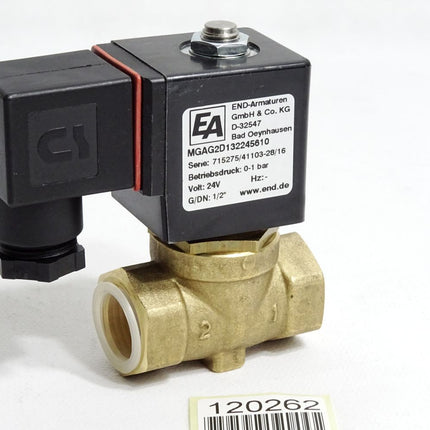 EA END-Armaturen 2/2-Magnetventil G1/2" MGAG2D132245610 / Unbenutzt