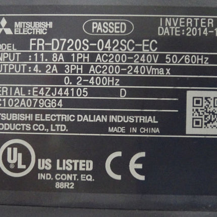 Mitsubishi Electric Umrichter D700-SC FR-D720S-042SC-EC 0.75kW