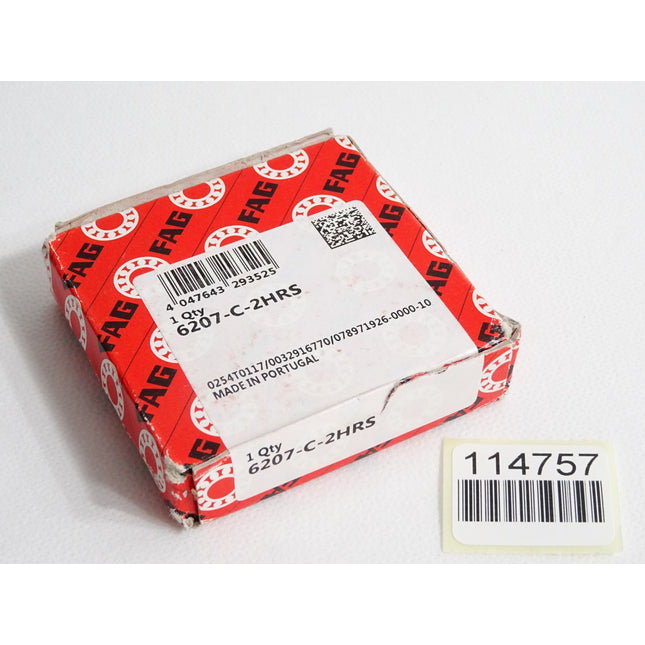 FAG Rillenkugellager 6207-C-2HRS / Neu OVP - Maranos.de