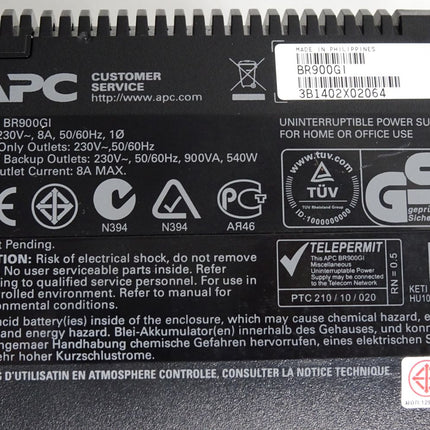 APC BR900GI Stromsparende APC-Back-UPS Pro 900 - ohne Akku - Maranos.de