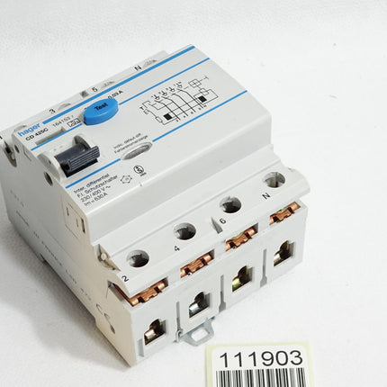 Hager 164153 CD425C 25A 0,03A Fehlerstrom-Schutzschalter - Maranos.de