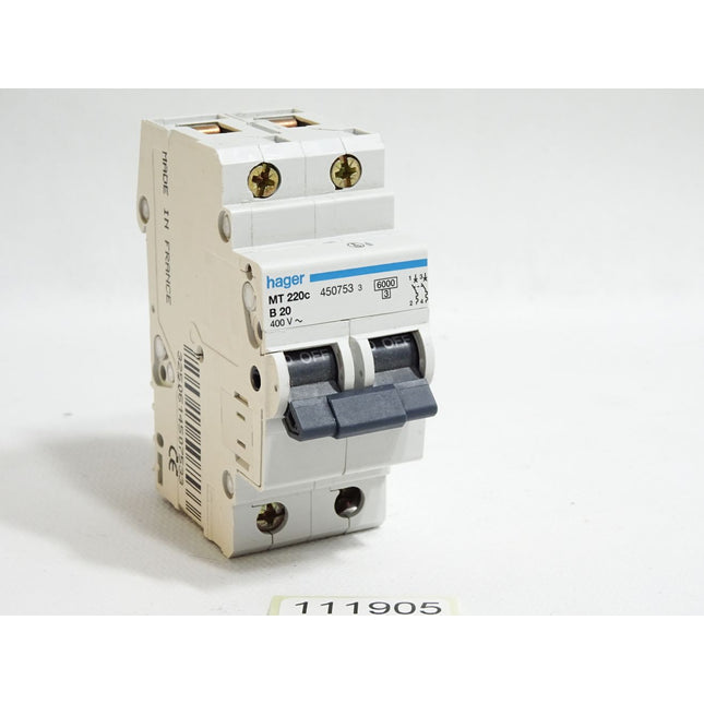Hager 450753 MT220c B20 400VAC - Maranos.de